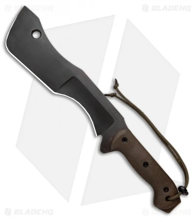 T.M. Hunt Custom M-18 Fixed Blade Knife OD Green Micarta (10" Black) 1 T.M. Hunt Custom M-18 Fixed Blade Knife OD Green Micarta (10" Black)