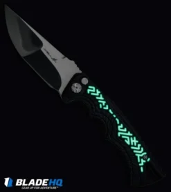 Brian Tighe Custom Tighe Fighter Drop Point Automatic Glow Pattern (3.9" Polish) 7 Brian Tighe Custom Tighe Fighter Drop Point Automatic Glow Pattern (3.9" Polish) -Benchmade Shop Tighe Fighter DP Glow BHQ 49242 jr glow