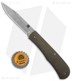 Trash Panda Knives Kit Slip Joint Bronze Titanium (3.5" Stonewash) -Benchmade Shop Trash Panda Knives Kitt SJ Bronze Ti BHQ 86367 jr bottlecap