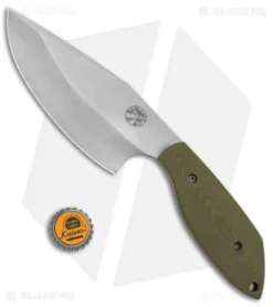 Aaron Frederick / Trash Panda Knives Panda-1 Fixed Blade Knife Green G-10 -Benchmade Shop Trash Panda Knives Panda 1 Green G 10 BHQ 86296 jr bottlecap