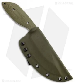 Aaron Frederick / Trash Panda Knives Panda-1 Fixed Blade Knife Green G-10 -Benchmade Shop Trash Panda Knives Panda 1 Green G 10 BHQ 86296 jr sheath