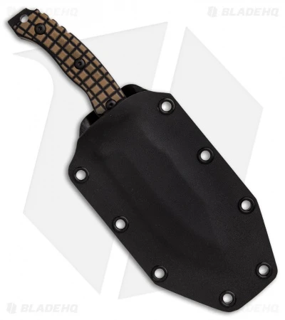 Trouble Blades Custom Bush Bitch Fixed Blade Knife Brown G-10 (4.5" Black) 4 Trouble Blades Custom Bush Bitch Fixed Blade Knife Brown G-10 (4.5" Black) - Image 4