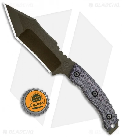 Trouble Blades Custom Bush Bitch Tanto Fixed Blade Knife G-10 (4.5" Green) 4 Trouble Blades Custom Bush Bitch Tanto Fixed Blade Knife G-10 (4.5" Green) - Image 4