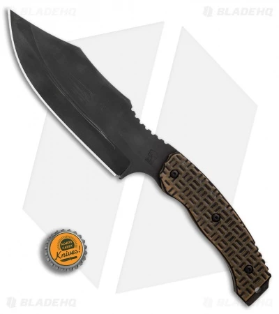 Trouble Blades Custom Bush Bitch Fixed Blade Knife Multi-Cam G-10 (6.6" Black) 4 Trouble Blades Custom Bush Bitch Fixed Blade Knife Multi-Cam G-10 (6.6" Black) - Image 4