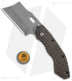 Trouble Blades Custom Debt Collector Cleaver Knife Frag Ti (3.75" Bead Blast 4V) 9 Trouble Blades Custom Debt Collector Cleaver Knife Frag Ti (3.75" Bead Blast 4V) -Benchmade Shop Trouble Blades Custom Debt Collector Cleaver Frag Ti BB BHQ 88438 jr bottlecap