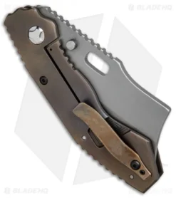 Trouble Blades Custom Debt Collector Cleaver Knife Frag Ti (3.75" SpecWear) 7 Trouble Blades Custom Debt Collector Cleaver Knife Frag Ti (3.75" SpecWear) -Benchmade Shop Trouble Blades Custom Debt Collector Cleaver Frag Ti SpecWear BHQ 79332 jr side