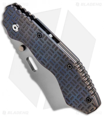 Trouble Blades Custom Debt Collector Cleaver Knife Tron Ti (3.75" Bead Blast 4V) 2 Trouble Blades Custom Debt Collector Cleaver Knife Tron Ti (3.75" Bead Blast 4V) - Image 2