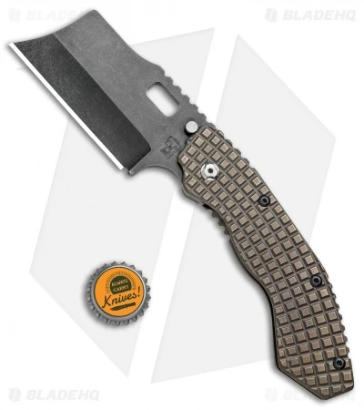 Trouble Blades Custom Debt Collector Knife Frag Ti Red Clip (3.75" Black) 5 Trouble Blades Custom Debt Collector Knife Frag Ti Red Clip (3.75" Black) - Image 5