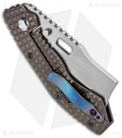 Trouble Blades Custom Debt Collector Knife Frag Ti (3.75" CruWear Satin) 3 Trouble Blades Custom Debt Collector Knife Frag Ti (3.75" CruWear Satin) - Image 3