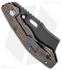 Trouble Blades Custom Debt Collector Knife Tron Ti Bronze (3.75" CruWear Black) 7 Trouble Blades Custom Debt Collector Knife Tron Ti Bronze (3.75" CruWear Black) -Benchmade Shop Trouble Blades Custom Debt Collector Tron Ti CruWear Black BHQ 94584 jr side
