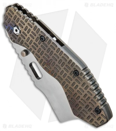 Trouble Blades Custom Debt Collector Knife Tron Ti (3.75" CruWear Satin) 2 Trouble Blades Custom Debt Collector Knife Tron Ti (3.75" CruWear Satin) - Image 2