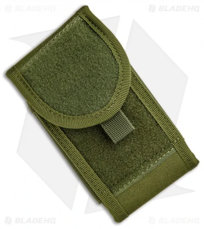 Trouble Blades Custom Full Size Mofo Knife 911 Tan Ti (3.75" Dark Green) 4 Trouble Blades Custom Full Size Mofo Knife 911 Tan Ti (3.75" Dark Green) - Image 4