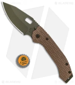 Trouble Blades Custom Full Size Mofo Knife Tron Tan Ti (3.75" Dark Green) -Benchmade Shop Trouble Blades Custom Full Size Mofo Tron Tan Ti Dark Green BHQ 102037 jr bottlecap