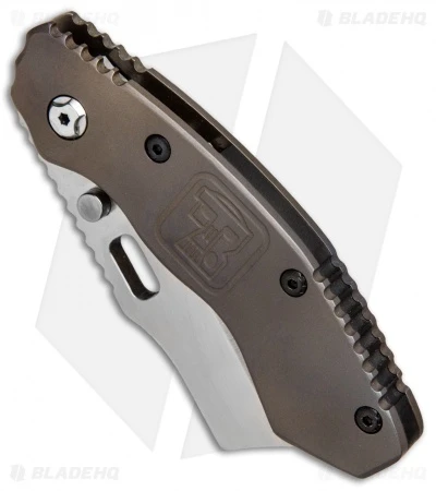 Trouble Blades Custom Lil Debt Collector Cleaver Knife TB Logo (3" Satin 3V) 2 Trouble Blades Custom Lil Debt Collector Cleaver Knife TB Logo (3" Satin 3V) - Image 2