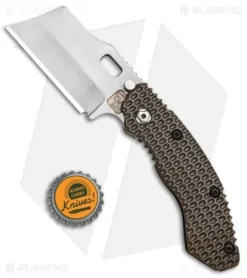 Trouble Blades Custom Lil Debt Collector Cleaver Knife 911 Ti (3" Satin 3V) -Benchmade Shop Trouble Blades Custom Lil Debt Collector Cleaver 911 Ti Satin BHQ 84402 jr bottlecap