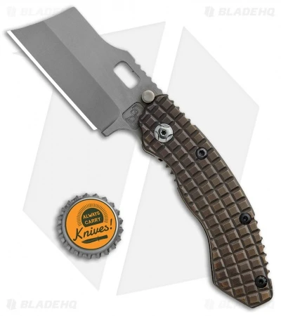 Trouble Blades Custom Lil Debt Collector Cleaver Knife Frag Ti (3" Bead Blast) 5 Trouble Blades Custom Lil Debt Collector Cleaver Knife Frag Ti (3" Bead Blast) - Image 5