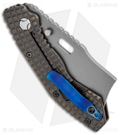 Trouble Blades Custom Lil Debt Collector Cleaver Knife Frag Ti (3" Bead Blast) 3 Trouble Blades Custom Lil Debt Collector Cleaver Knife Frag Ti (3" Bead Blast) - Image 3