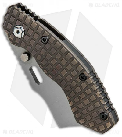 Trouble Blades Custom Lil Debt Collector Cleaver Knife Frag Ti (3" Bead Blast) 2 Trouble Blades Custom Lil Debt Collector Cleaver Knife Frag Ti (3" Bead Blast) - Image 2