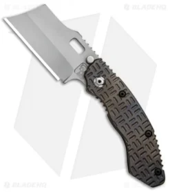 Trouble Blades Custom Lil Debt Collector Cleaver Knife Tron Ti (3" BB SpecWear)