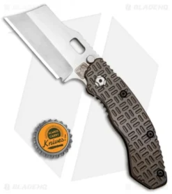 Trouble Blades Custom Lil Debt Collector Cleaver Knife Tron Ti (Satin SpecWear) -Benchmade Shop Trouble Blades Custom Lil Debt Collector Cleaver Tron Ti SpecWear BHQ 84401 jr bottlecap