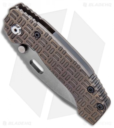 Trouble Blades Custom Lil Mofo Frame Lock Knife Tron Flame Ti (3" Stonewashed) 2 Trouble Blades Custom Lil Mofo Frame Lock Knife Tron Flame Ti (3" Stonewashed) - Image 2