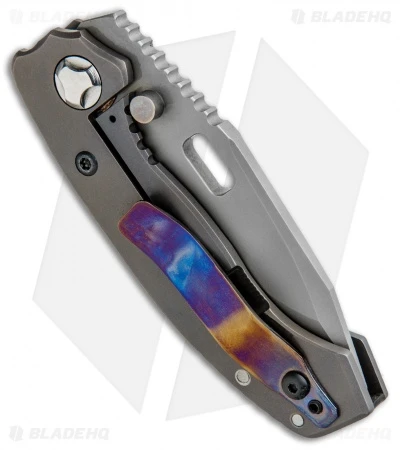 Trouble Blades Custom Lil Mofo Knife Frag Titanium (3.25" Bead Blast 4V) 3 Trouble Blades Custom Lil Mofo Knife Frag Titanium (3.25" Bead Blast 4V) - Image 3