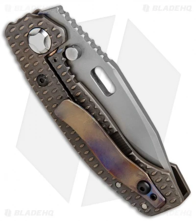 Trouble Blades Custom Lil Mofo Knife Reverse 911 Bronze Ti (3.25" CruWear) 3 Trouble Blades Custom Lil Mofo Knife Reverse 911 Bronze Ti (3.25" CruWear) - Image 3