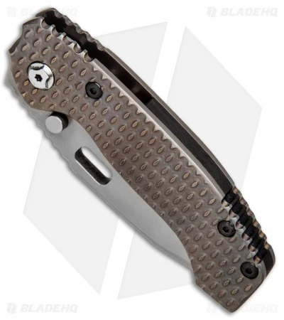 Trouble Blades Custom Lil Mofo Knife Reverse 911 Bronze Ti (3.25" CruWear) 2 Trouble Blades Custom Lil Mofo Knife Reverse 911 Bronze Ti (3.25" CruWear) - Image 2