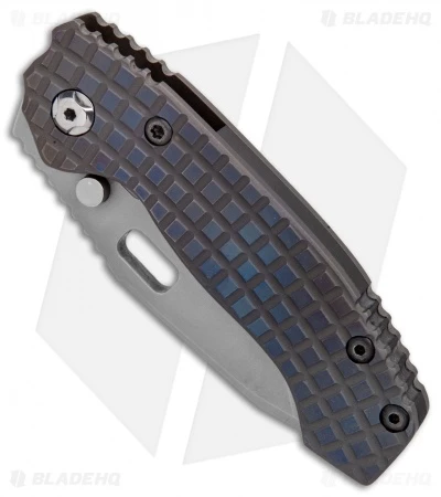 Trouble Blades Custom Mini Mofo Knife Frag Flame Titanium (3.25" Bead Blast) 3 Trouble Blades Custom Mini Mofo Knife Frag Flame Titanium (3.25" Bead Blast) - Image 3