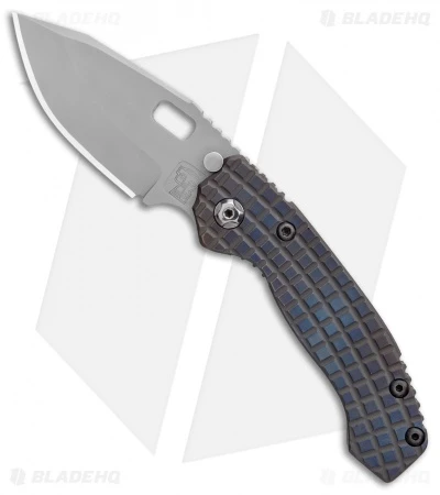 Trouble Blades Custom Mini Mofo Knife Frag Flame Titanium (3.25" Bead Blast) 1 Trouble Blades Custom Mini Mofo Knife Frag Flame Titanium (3.25" Bead Blast)