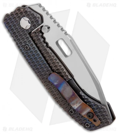 Trouble Blades Custom Mofo Frame Lock Knife 911 Flame Ti (4.1 Two Tone) 2 Trouble Blades Custom Mofo Frame Lock Knife 911 Flame Ti (4.1 Two Tone) - Image 2