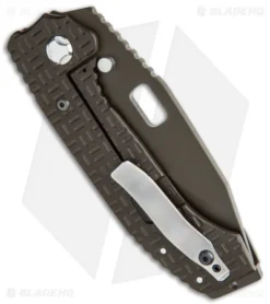 Trouble Blades Custom Mofo Frame Lock Knife Tron Dark Green (3.75" Green) 7 Trouble Blades Custom Mofo Frame Lock Knife Tron Dark Green (3.75" Green) -Benchmade Shop Trouble Blades Custom Mofo FL Tron BHQ 118055 jr side