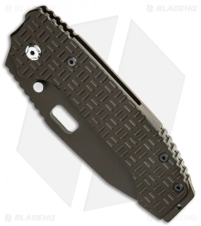 Trouble Blades Custom Mofo Frame Lock Knife Tron Dark Green (3.75" Green) 2 Trouble Blades Custom Mofo Frame Lock Knife Tron Dark Green (3.75" Green) - Image 2