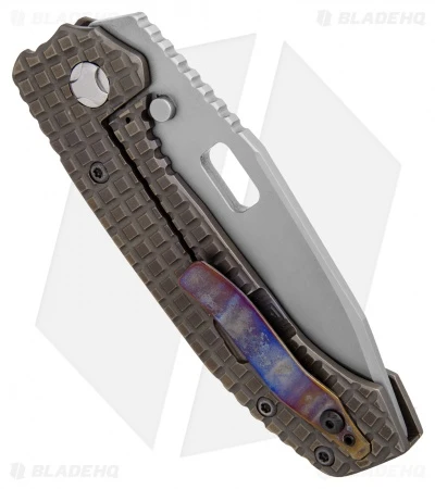 Trouble Blades Custom Mofo Knife Frag Flame Ti (4.1" Bead Blast) 2 Trouble Blades Custom Mofo Knife Frag Flame Ti (4.1" Bead Blast) - Image 2