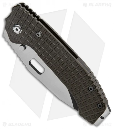 Trouble Blades Custom Mofo Green Frag Knife Ti (3.75") Two-Tone 2 Trouble Blades Custom Mofo Green Frag Knife Ti (3.75") Two-Tone - Image 2