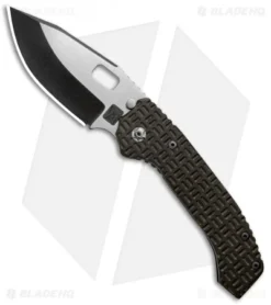 Trouble Blades Custom Full Size Mofo Knife Dark Green Ti (3.75") Two-Tone