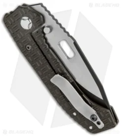 Trouble Blades Custom Full Size Mofo Knife Dark Green Ti (3.75") Two-Tone -Benchmade Shop Trouble Blades Custom Moto Green Ti TT BHQ 124552 jr side