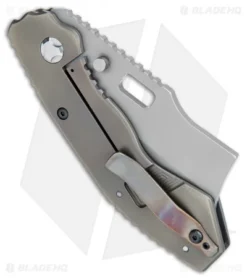 Trouble Blades Custom Debt Collector L Knife Frag Ti #004 (3.75" CPM-4V) 6 Trouble Blades Custom Debt Collector L Knife Frag Ti #004 (3.75" CPM-4V) -Benchmade Shop Trouble Blades DC L Frag 1 BHQ 79328 jr side