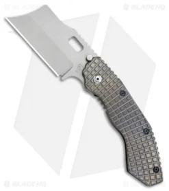 Trouble Blades Custom Debt Collector L Knife Frag Ti #023 (3.75" CruWear)