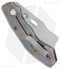 Trouble Blades Custom Debt Collector L Knife Frag Ti #023 (3.75" CruWear) -Benchmade Shop Trouble Blades DC L Frag 4 BHQ 79331 jr side