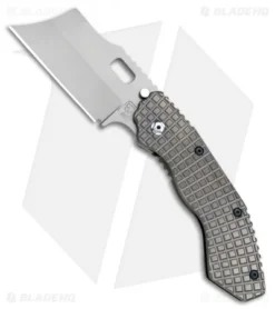 Trouble Blades Custom Debt Collector L Knife Frag Ti #005 (3.75" CruWear)