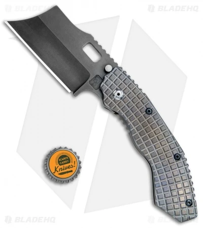 Trouble Blades Custom Debt Collector L Knife Frag Ti #006 (3.75" CruWear Black) 4 Trouble Blades Custom Debt Collector L Knife Frag Ti #006 (3.75" CruWear Black) - Image 4