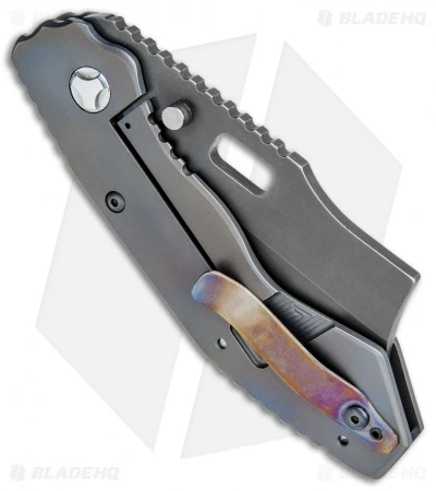 Trouble Blades Custom Debt Collector L Knife Frag Ti #006 (3.75" CruWear Black) 3 Trouble Blades Custom Debt Collector L Knife Frag Ti #006 (3.75" CruWear Black) - Image 3