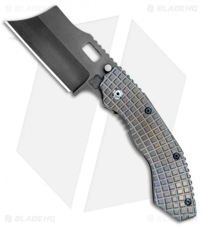 Trouble Blades Custom Debt Collector L Knife Frag Ti #006 (3.75" CruWear Black) 1 Trouble Blades Custom Debt Collector L Knife Frag Ti #006 (3.75" CruWear Black)