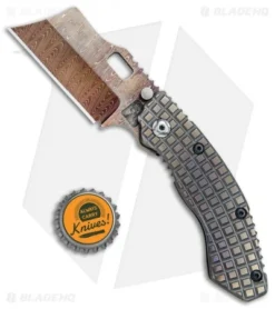 Trouble Blades Custom Debt Collector S Knife Frag Ti #010 (3" Damascus) 7 Trouble Blades Custom Debt Collector S Knife Frag Ti #010 (3" Damascus) -Benchmade Shop Trouble Blades DC S FRAG Damascus BHQ 79321 jr bottlecap
