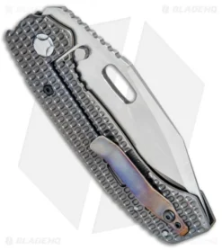 Trouble Blades Custom Mofo L Knife 911 Ti #020 (4.125" SpecWear W.D. Grind) -Benchmade Shop Trouble Blades MOFO L 911 WD Swedge BHQ 79337 jr side