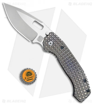 Trouble Blades Custom Mofo L Knife Frag Ti #012 (4.125" CruWear Two-Tone) 4 Trouble Blades Custom Mofo L Knife Frag Ti #012 (4.125" CruWear Two-Tone) - Image 4