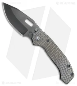 Trouble Blades Custom Mofo L Knife Frag Ti #021 (4.125" SpecWear Acid SW)