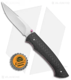 Tuch Knives Sparrowhawk D/A Automatic Knife Carbon Fiber/Purple (2.8" Mirror) 9 Tuch Knives Sparrowhawk D/A Automatic Knife Carbon Fiber/Purple (2.8" Mirror) -Benchmade Shop Tuch Knives Sparrowhawk DA Auto CF Purple Mirror BHQ 132892 jr bottlecap