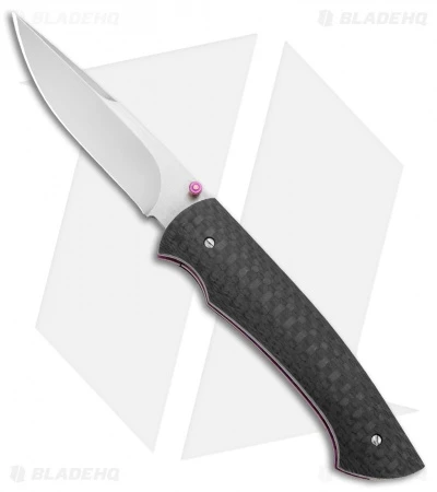Tuch Knives Sparrowhawk D/A Automatic Knife Carbon Fiber/Purple (2.8" Mirror) 1 Tuch Knives Sparrowhawk D/A Automatic Knife Carbon Fiber/Purple (2.8" Mirror)